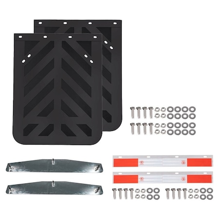 Mytee Products Semitruck Mud Flap, Weight Kit 2PK 24inx30inMud Flap, Universal Weight & Hanger MUDFLAP-30--KIT