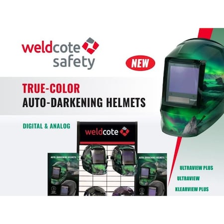 Weldcote Supremeview Auto-Darkening Helmet & Accessories with True Color Replacement Lens Cartridge SUPREMEVIEWPCTRT