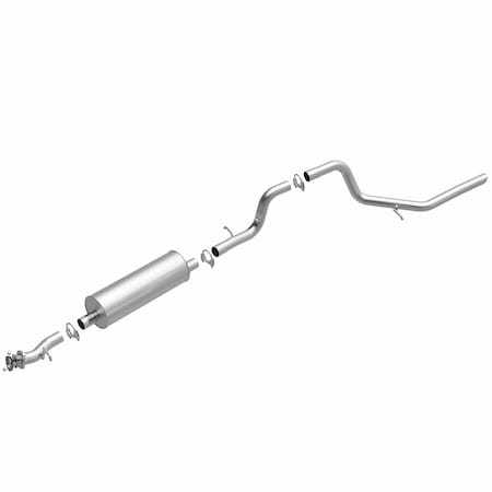 Bre Exhaust Exhaust System, Aluminized Steel; With Muffler; 2-1/4 Inch Pipe Diameter; Single Exhaust 106-0033