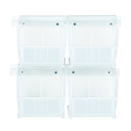 Quantum Storage Systems 2 RAILS W/4 CLEAR BINS HNS230CL