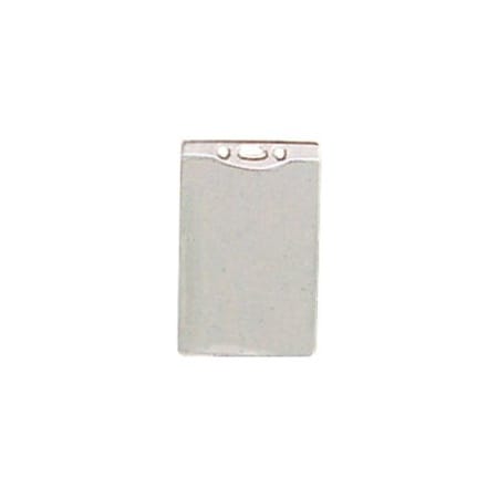 Brady Vertical Top-Load Badge Holder - 4.68" x 3.12" - Vinyl - 100 / Pack - Clear 1815-1300