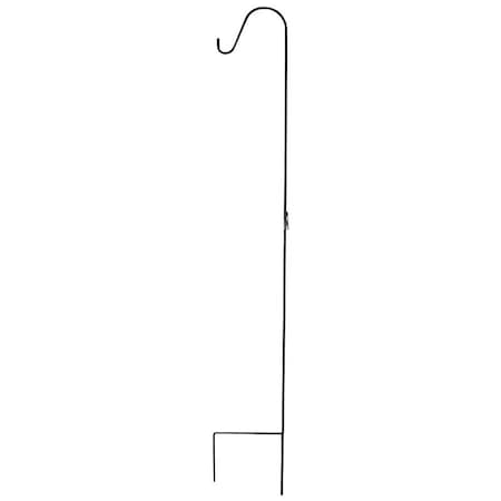 Landscapers Select Single Shepherd Hook, 64 in H, Matte Black, Hanging Mounting GB-3089