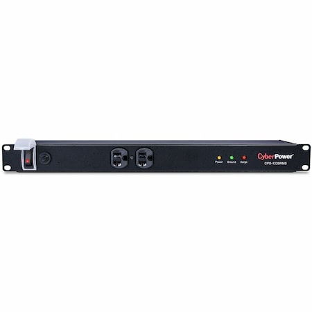 Cyberpower Outlet Surge Protector, 1800 J CPS1220RMS