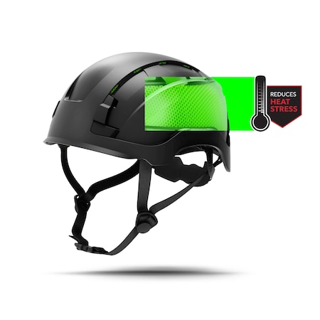 Ge Hard Hats, Vented, Black GH500BK