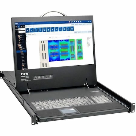 Tripp Lite series 1U Rack-Mount Console with 19" LCD, DVI or VGA B021-000-19-HD