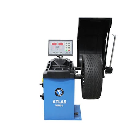 Atlas Automotive Equipment Wb49-2 Pro Premium 3D Computer Wheel Balancer ATWB49-2-PRO