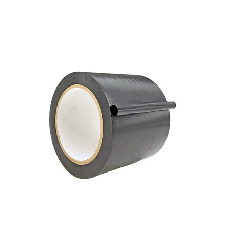 Wod Tape PVC, Black, 4 inch (96mm) W., 5 mil Thickness, 12 PK WOD VTC605-04000-12-60-BLA