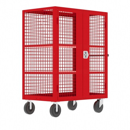 Valley Craft Security Cart, 2000 lb Capacity, 30 in W x 51 in L x F89060VCRD