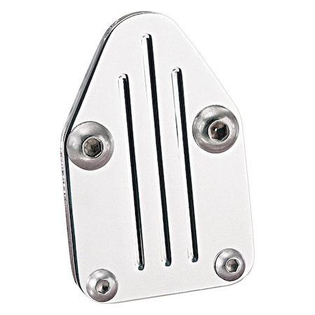 Active Athlete 41120 Polished Fuel Pump Block Off for Small Block Chevy AC3606618
