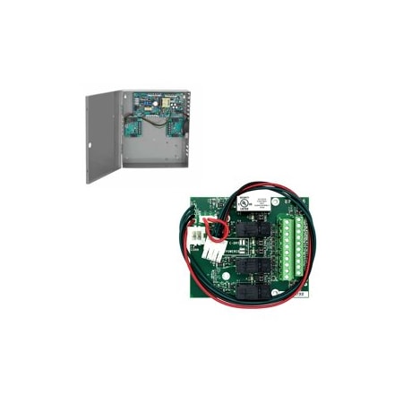 Von Duprin 4A High inrush Power Supply, 4 Relay Option Board, 12/24VDC, Battery Back-Up PS914-4R