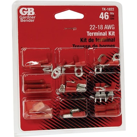 Gardner Bender Terminal Kit 18-22 Awg TK-1822