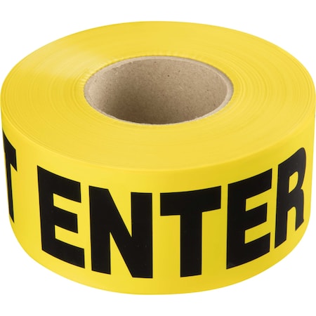 Ironwear 3in x 1000' Barricade Tape, Caution Do Not Enter, 2.5 Mil Thick 1100-02