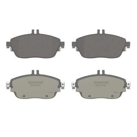 Wagner Brake OEX Front Disc Brake Pad Set Premium Semi - Met,  OEX1694M