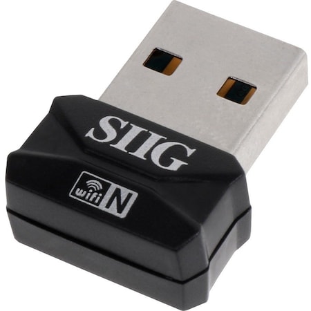 Siig SIIG IEEE 802.11n Wi-Fi Adapter for Desktop Computer, Notebook JU-WR0112-S2