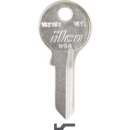 Kaba Ilco Viro Nickel Plated Padlock Key VR5 / VR91B, 10PK AL2755200B