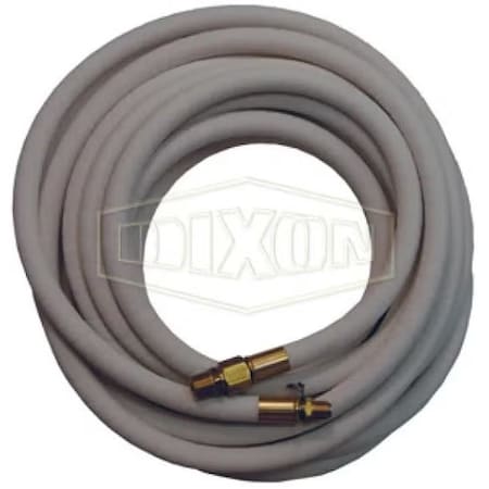 Dixon Hot Water Washdown Hose, 5/8 in, 25 ft L, 250 psi, Chlorobutyl, Domestic SWDSHOSE25