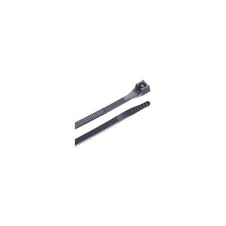 Gb Xtreme 46-308UVBFZ Cable Tie, Nylon, Black, 100PK 46-308UVBFZCC