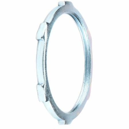 Dottie Conduit Fitting Locknut, 2 in, Threaded, Steel, Zinc Plated LN200