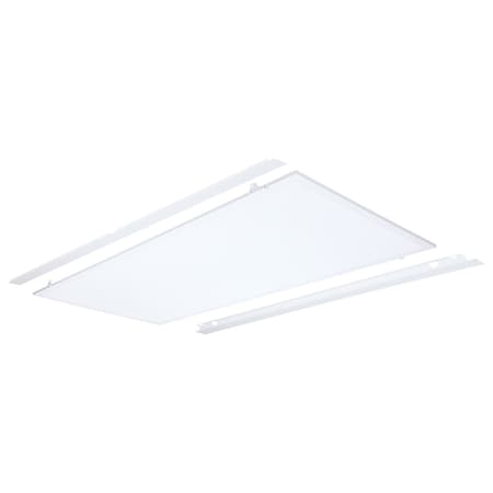 Nuvo 50/40/30W LED 2x4 Flat Panel Troffer Retrofit Kit CCT Dimmable 120-277V Matte White Finish 65/1322