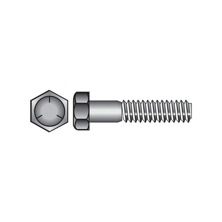 Hillman Hex Head Cap Screw 5/16 in D X 4 1/2 in L Heat Treated Zinc Steel Heat Treated Zinc 200102