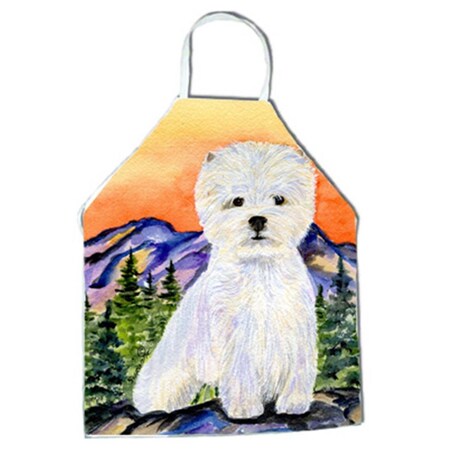 Carolines Treasures Westie Apron - 27 H x 31 W in. SS8159APRON