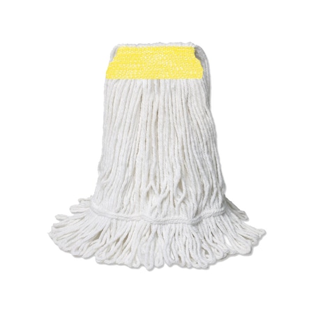 Bsl Small Rayon Cut-End Mop Head, Wide Band, PK12 4901