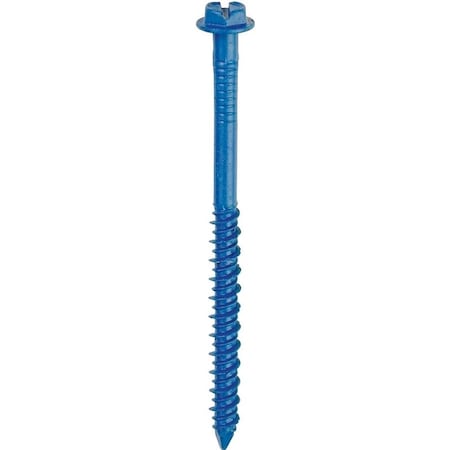 Tapcon Screw Anchor, 2-3/4 in L, Hex Drive, Steel, Climaseal, 75 PK, 1/4 in Drive, 75PK 24330