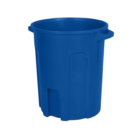 Toter 55 Gal. Round Trash Can w/ Lift Handle, Blue RND55-B0705