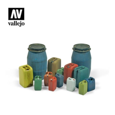 Vallejo Paint No.2 Modern Plastic Drum VLJSC211