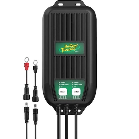 Battery Tender 20 AMP, 12V - 2 Bank Marine 022-1007-DL-WH