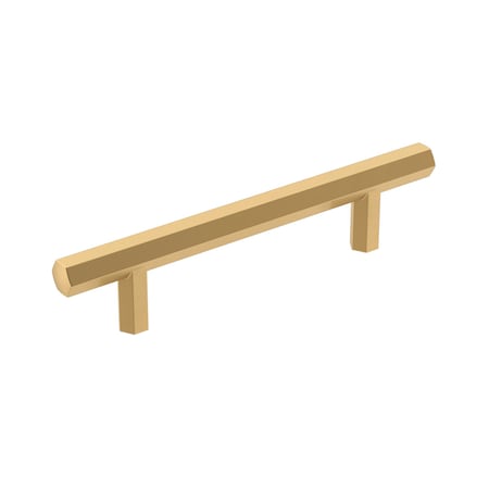 Amerock Caliber 3-3/4 in 96 mm Center-to-Center Champagne Bronze Cabinet Pull BP36873CZ