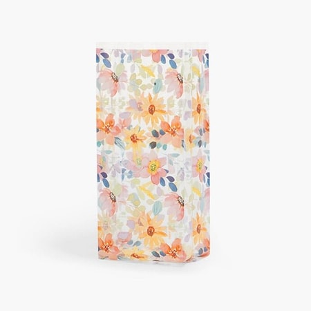 Nashville Wraps Watercolor Floral Cello Bag, 5x3x11, 100PK C4BWFL