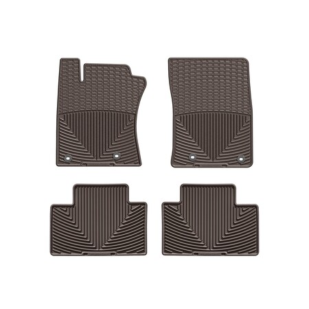 Weathertech Cocoa, Front and Rear All Weather Floor Mats W307CO-W136CO