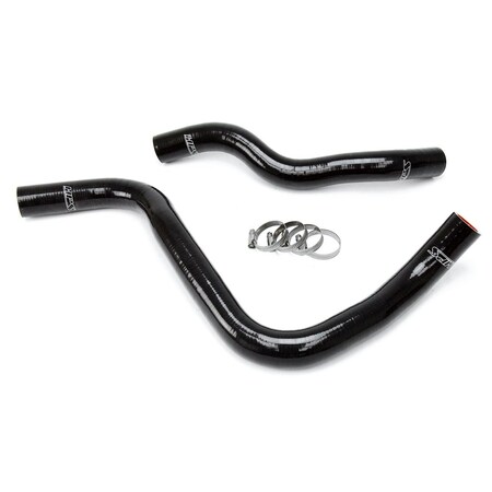 Hps Performance High Temp Reinforced Silicone Radiator Coolant Hose Kit, Black, 57-1662-BLK