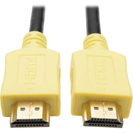 Tripp Lite Hi-Speed HDMI Cable Digital A/V UHD HDMI 4Kx2K M/M Yellow 6FT 6ft P568-006-YW