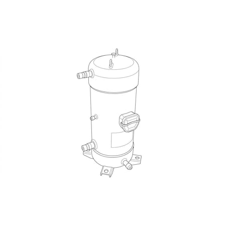 Sanyo Hvac 10T COMP.460V R407 HERMETIC C-SCN753H8K