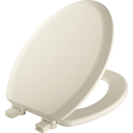 Bemis Mayfair Elongated Closed Front Biscuit Wood Toilet Seat 141EC346
