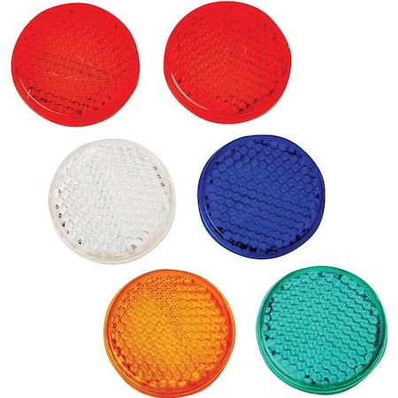 Hy-Ko Carded Reflector, 9.63 in L Post, Assorted Reflector CMR-10