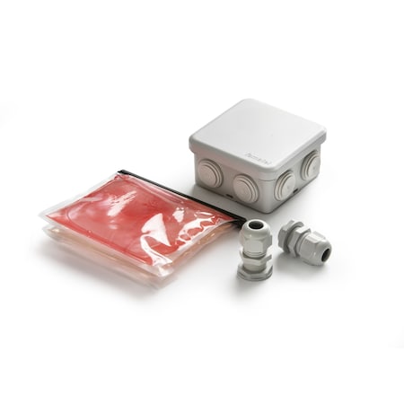 Famatel Usa Electrical Box, Junction Box, ABS, Sealing Gel, 3.14'' x 3.14'' x 1.41'' 3002-GL