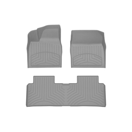 Weathertech Grey Front & Rear FloorLiner HP, 2022 - 2025 Kia EV6 461723-1-2IM