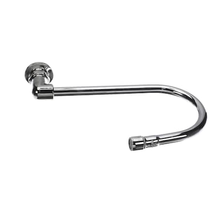 T&S Brass TandS Brass RIGID GOOSENECK, WALL MOUNT, 2.2 GPM AERATOR, 1/2 B-0537