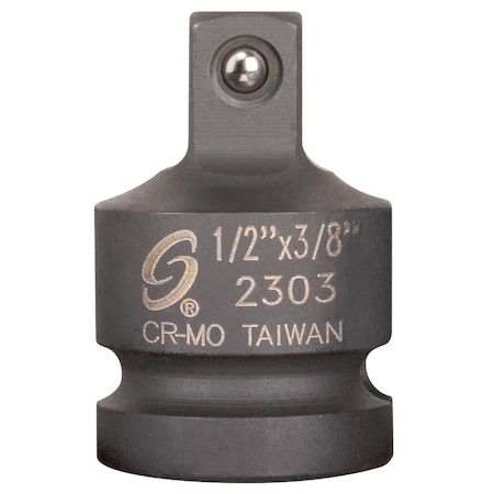 Sunex 1/2 in Drive 1/2 in Female X 3/8 in Male Super Impact Adapter 2303