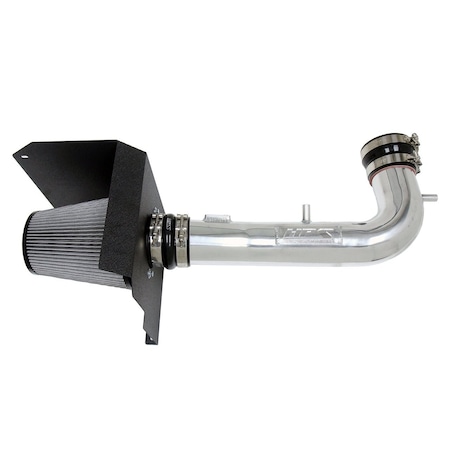 Hps Performance Air Intake Kit with Heat Shield, Polished, 827-707P