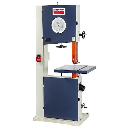 Dayton Band Saw, 13.5 in Square, 230V AC V, 2.5 hp HP 888W01