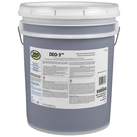 Zep Deodorant, Pail, Liquid, Odor Control, 5 gal 177935