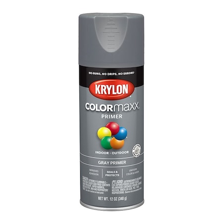 Sw Psb  Krylon Purdy Bestt Liebco White Lightning 12 Oz Krylon K05582007 Gray COLORmaxx Paint & Primer Spray Paint, Primer K05581007