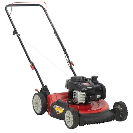 Troy-Bilt 11ABOSD766 Walk Behind Push Mower, 140 cc Engine Displacement, 21 in W Cutting, 1 Blade 11A-A0BL766/B0SD7