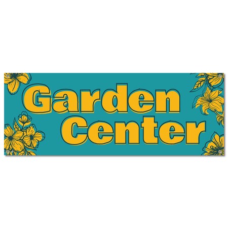 Signmission Garden Center, 18 Inch, Banner B-30380