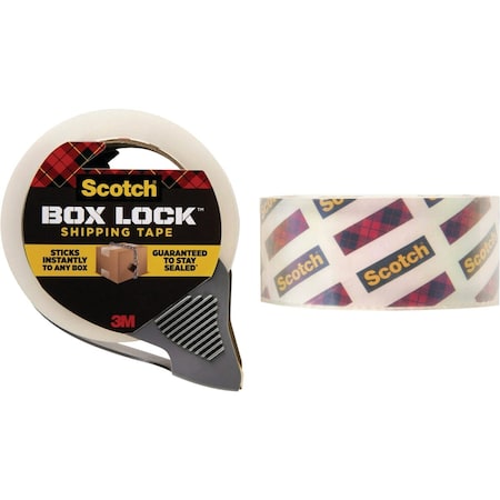 Scotch Box Lock 1.88''x38.2 Yd. Clear Shipping Packaging Tape 3950S-RD-SR