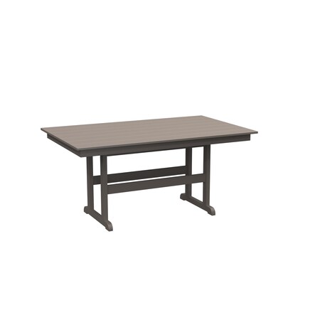 Polybird 38" X 64" TABLE.      CHARCOAL POLYBIRD P19-R
